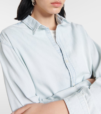 Ag Denim Shirt In Blue