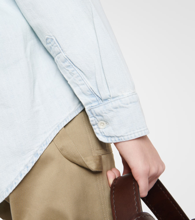 Ag Denim Shirt In Blue