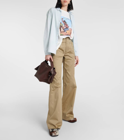 Ag Denim Shirt In Blue