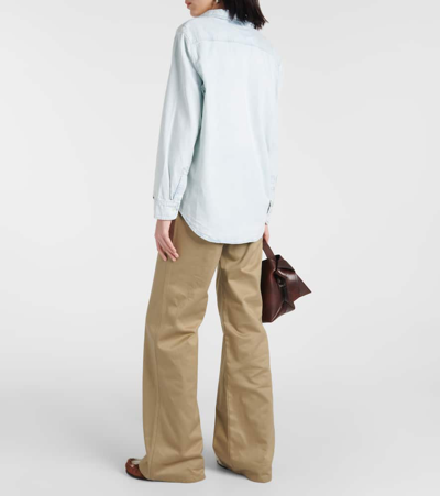 Ag Denim Shirt In Blue