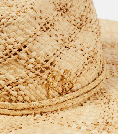 Shop Ruslan Baginskiy Straw Sun Hat In Beige