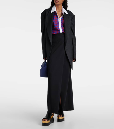 Dries Van Noten Printed Cotton Shirt In Multicoloured