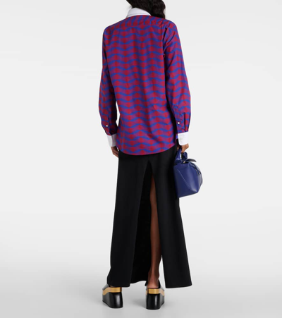 Dries Van Noten Printed Cotton Shirt In Multicoloured