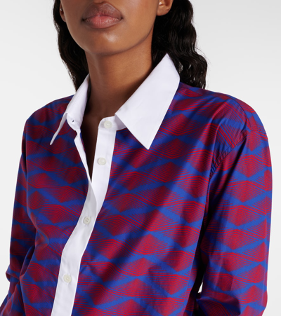 Dries Van Noten Printed Cotton Shirt In Multicoloured
