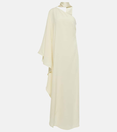 Shop Taller Marmo Ubud Crêpe Cady Gown In White