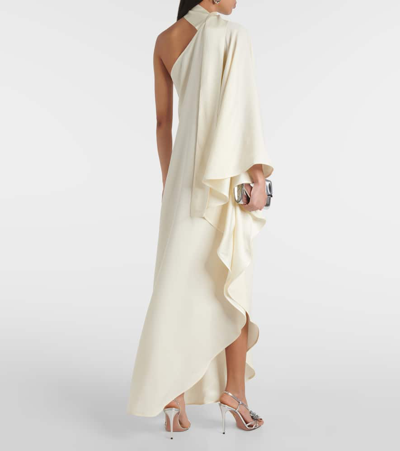 Shop Taller Marmo Ubud Crêpe Cady Gown In White