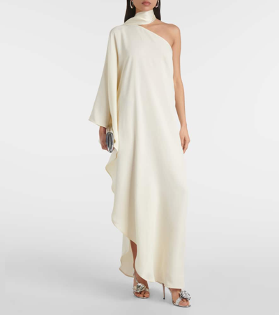 Shop Taller Marmo Ubud Crêpe Cady Gown In White