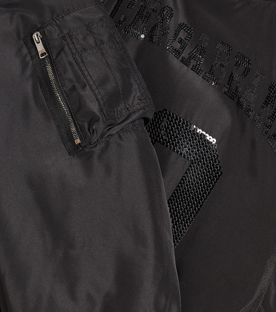 Dolce & Gabbana Dg Bomber Jacket In Black
