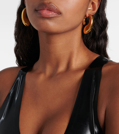 Shop Alaïa Drip Gold-plated Earrings