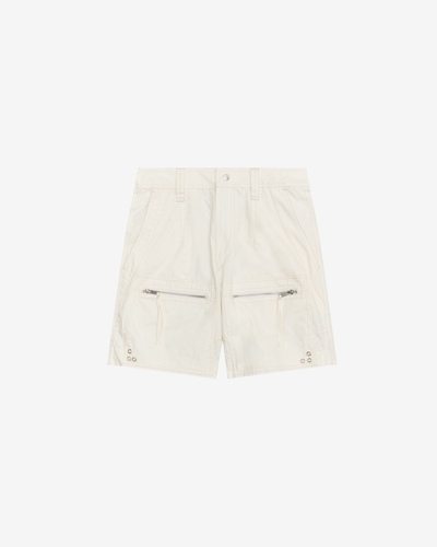 Shop Marant Etoile Kynan Shorts In White
