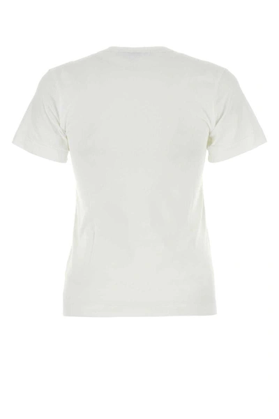 Shop Comme Des Garçons Play Comme Des Garcons Play T-shirt In White