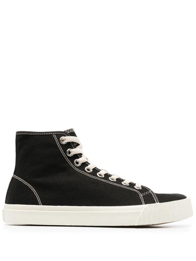 Shop Maison Margiela Sneakers In Black&white