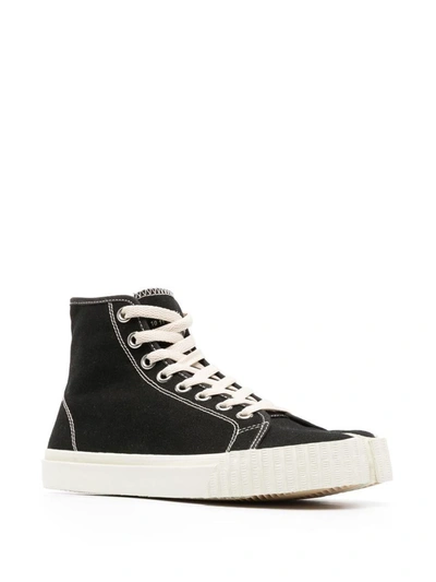 Shop Maison Margiela Sneakers In Black&white
