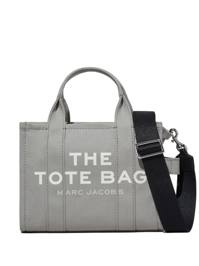 Shop Marc Jacobs The Small Tote In Grey