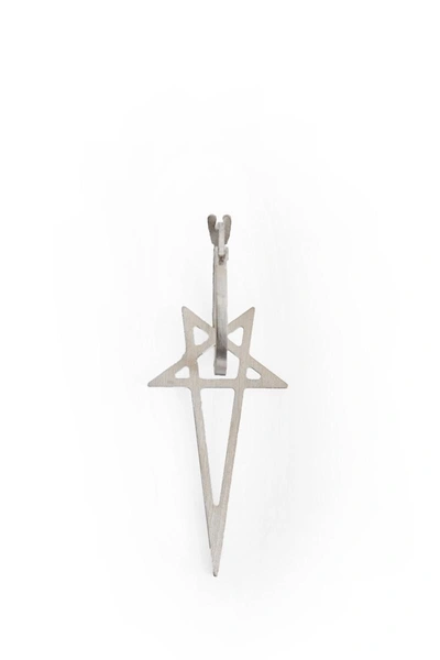 Shop Rick Owens Earrings In Silver