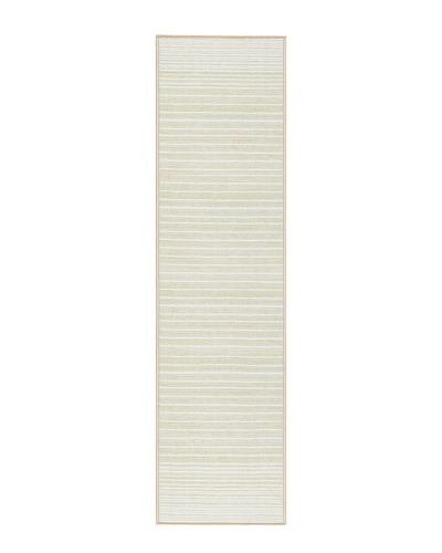 Shop Town & Country Basics Everwashª Recycled Modern Stripe Area Rug With Non-slip  Backing In Cream