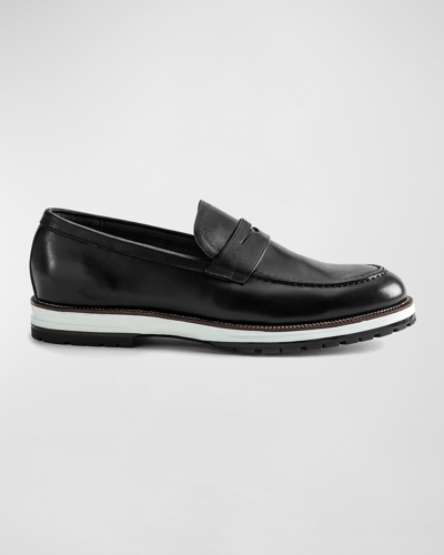 Shop Ike Behar Men's Represent Hybrid Loafers In Black