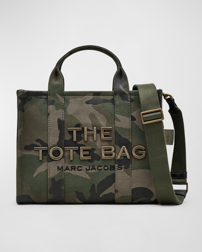 Marc Jacobs Womens Camo Multi The Camo Jacquard Medium Tote Bag In Camo Multi