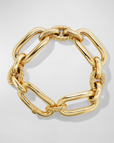 Shop David Yurman Lexington Bracelet In 18k Gold, 16mm In 05 No Stone