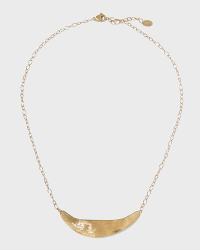 Shop Marco Bicego 18k Lunaria Yellow Gold Half Collar Necklace In 05 Yellow Gold