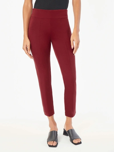 Shop Jones New York Compression Pull-on Dress Pants In Red