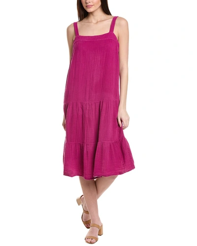 Shop Michael Stars Evie Midi Dress In Pink