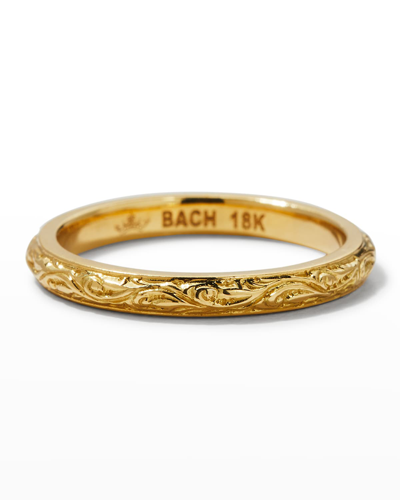 Shop Cynthia Bach 18k Engraved Stack Ring