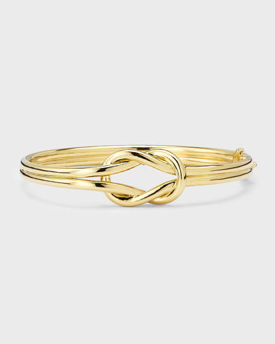 Shop Anita Ko 18k Yellow Gold Knot Bracelet In 05 Yellow Gold