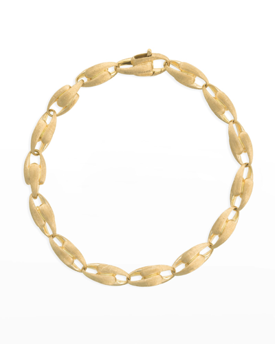 Shop Marco Bicego Lucia 18k Alternating Chain-link Bracelet, 7"l