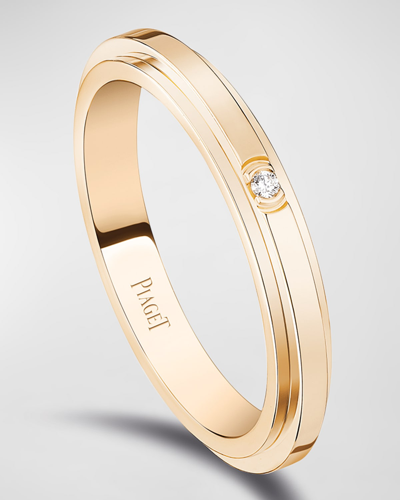 Shop Piaget Possession 18k Rose Gold 1-diamond Ring In 15 Rose Gold