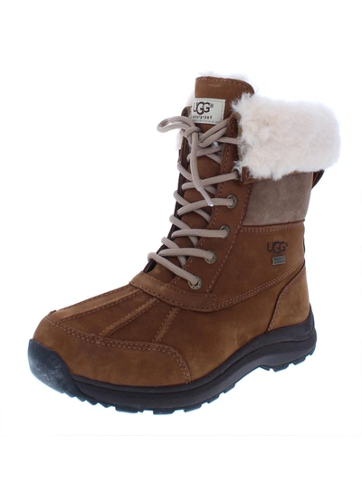 Shop Ugg Adirondack Iii Womens Leather Waterproof Winter Boots In Brown