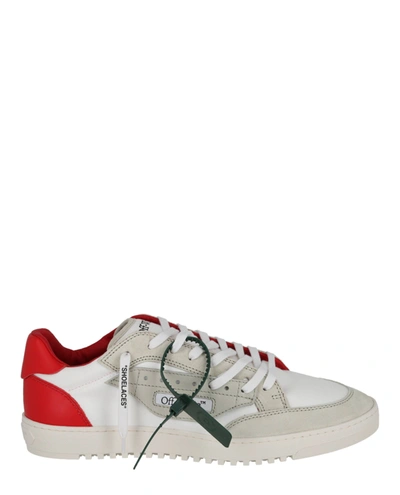 Shop Off-white 5.0 Off Court Low-top Sneakers In Red
