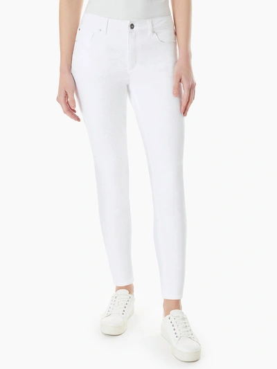 Shop Jones New York Lexington Skinny Jeans In White