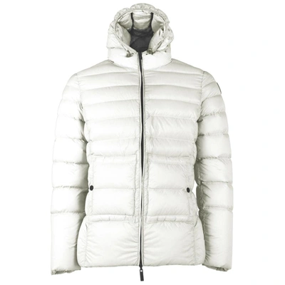 Centogrammi Reversible White Nylon Hooded Jacket In White