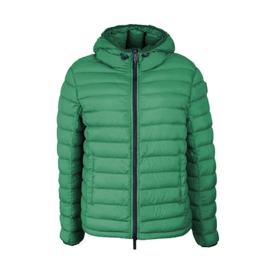 Shop Centogrammi Nylon Jackets & Women's Coat In Green