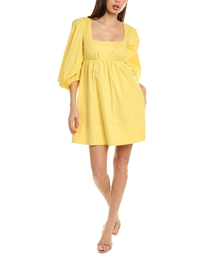 Shop Staud Sophie Dress In Yellow