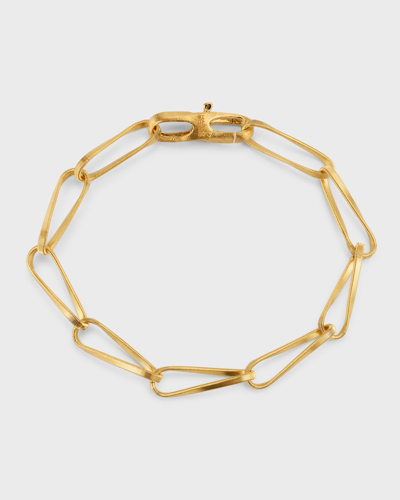 Shop Marco Bicego 18k Marrakech Onde Yellow Gold Single Link Bracelet