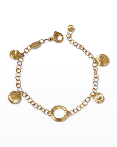 Shop Marco Bicego 18k Jaipur Yellow Gold Charm Bracelet In 05 Yellow Gold