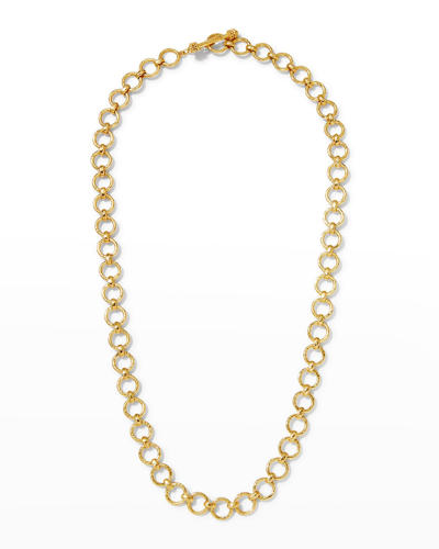 Shop Elizabeth Locke 19k Gold Farnes Link Necklace In 05 Yellow Gold