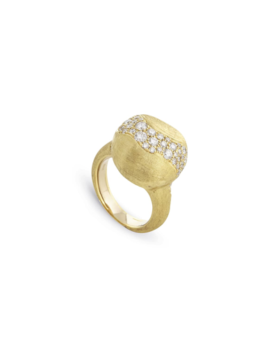 Shop Marco Bicego 18k Gold Africa Medium Diamond Constellation Ring In 05 Yellow Gold