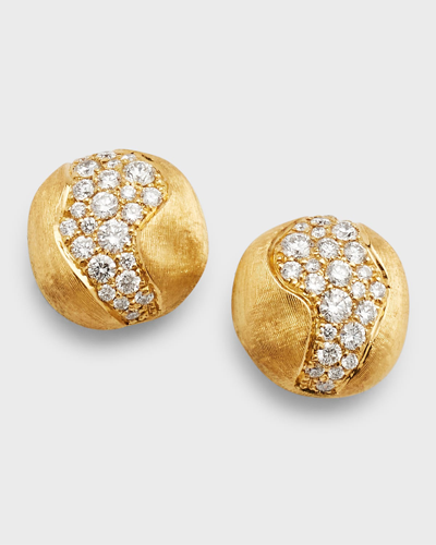 Shop Marco Bicego 18k Gold Africa Diamond Constellation Stud Earrings In 05 Yellow Gold
