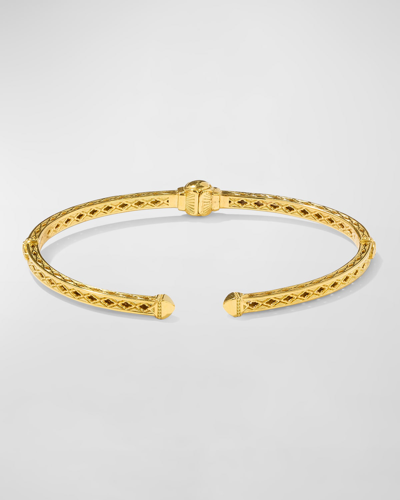 Shop Konstantino 18k Yellow Gold Sphinx Cuff Bracelet In 05 No Stone