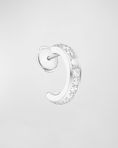 Shop Piaget Possession 18k White Gold Diamond Single Earring In 10 White Gold