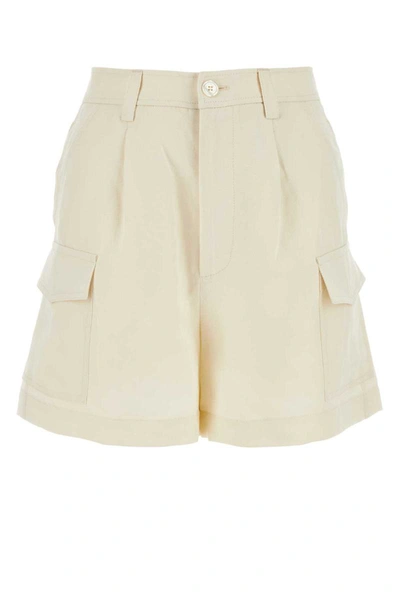 Shop Woolrich Shorts In White