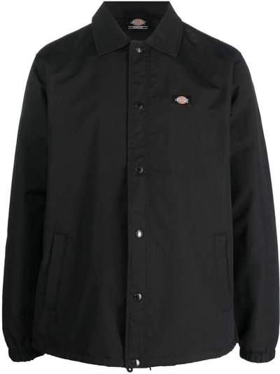 Shop Dickies Oakport Coach Jacket Clothing In Black