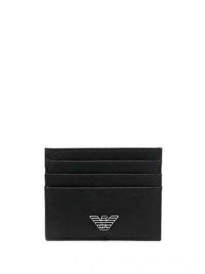 Shop Ea7 Emporio Armani Credit Card Holder Accessories In Black