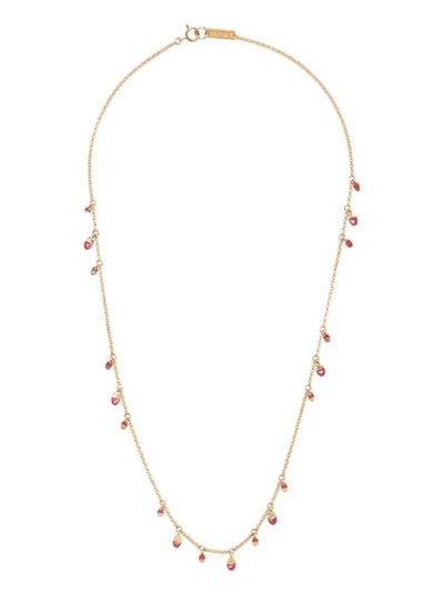 Shop Isabel Marant Leaf-pendant Cable-chain Necklace In Jesper