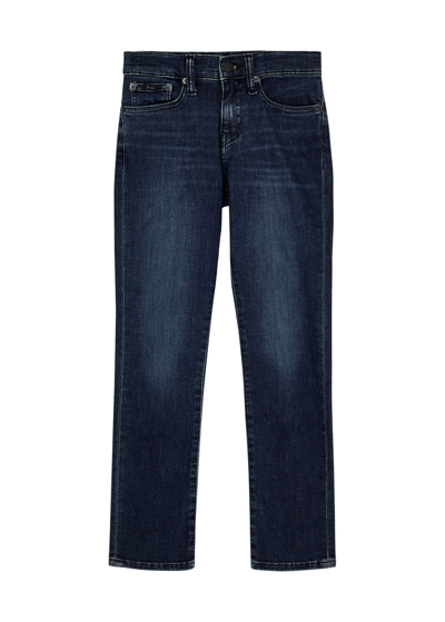 Shop Polo Ralph Lauren Kids Stretch-denim Jeans (7-10 Years) In Blue