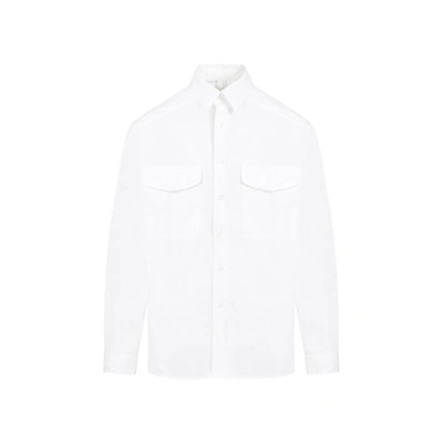 Shop Mordecai Classic Shirt In White