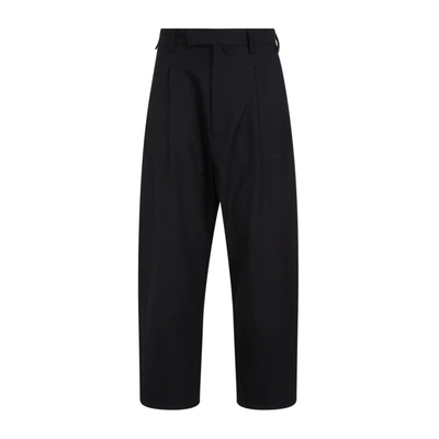 Shop Mordecai Sartorial Trousers Pants In Black